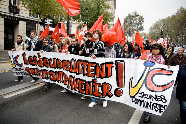 Demonstration - Parti Communiste Français (02) - 27Oct07, Paris (France)