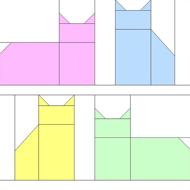 cat block pattern