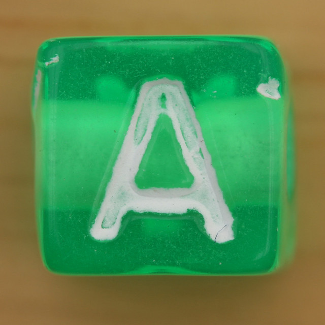 Bead Letter A