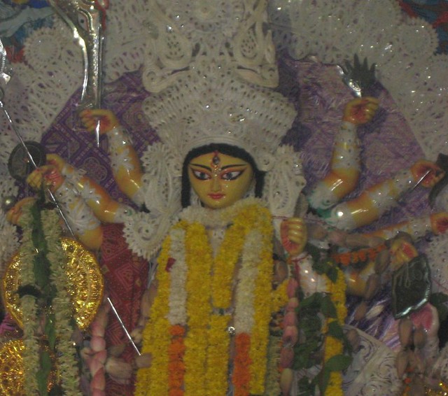 Maa Durga at the Durga Bari, GK