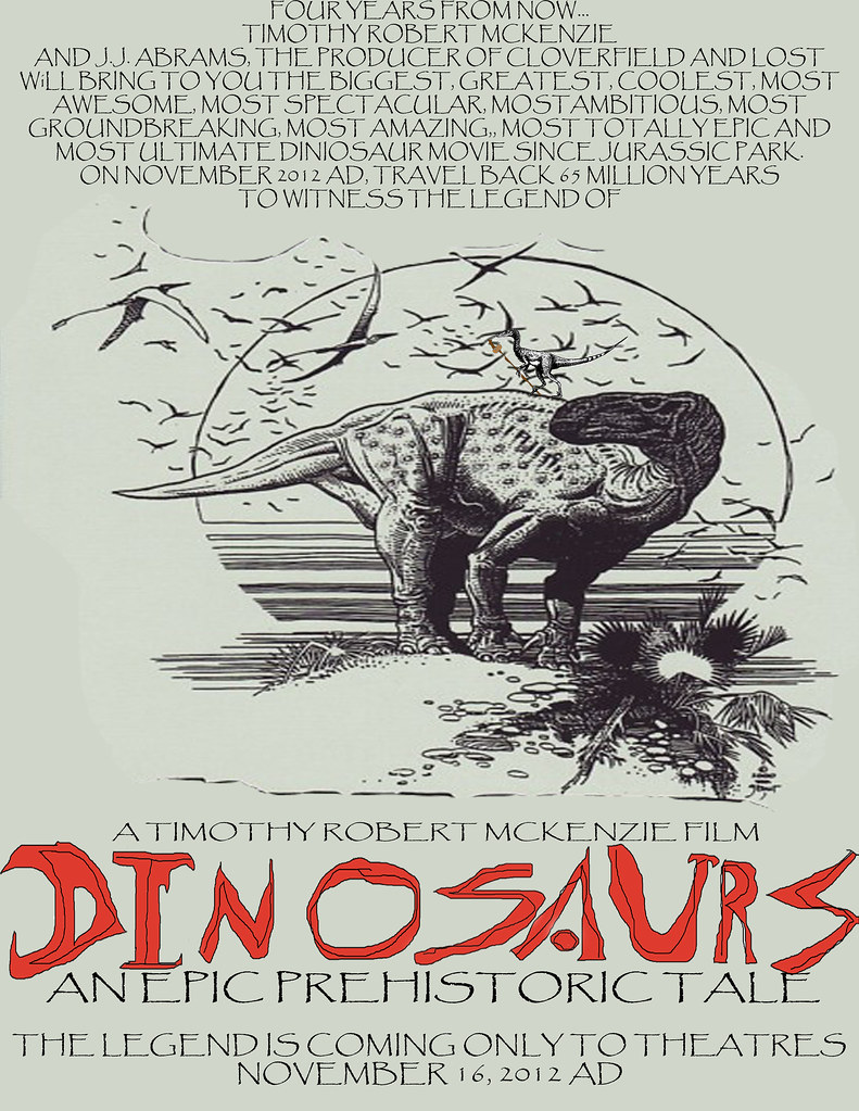 Dinosaurs: An Epic Prehistoric Tale: Announcement Poster copy