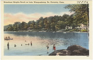 Waterfront Heights Beach on Lake Wangumbaug, So. Coventry,… | Flickr