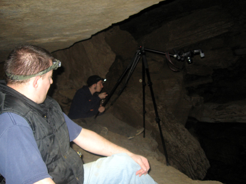 Brian and his Cool Tripod, Lost Creek Cave, White Co, TN