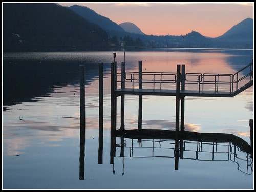 sunset lake water montagne reflections lago switzerland see ticino wasser tramonto suisse swiss porto svizzera acqua riflessi luganese morcote bestsunsetandsunrise