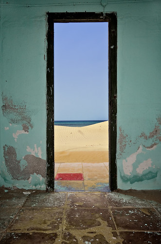 Derelict beach hut, Torre Chianca, Italy by Nick Holland