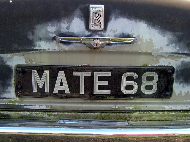 Rolls Royce License Plate