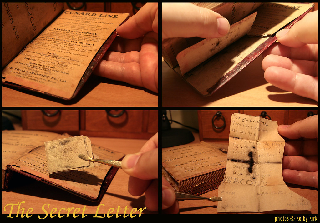 The Secret Letter | [View On Black] A book of mine revealed … | Flickr