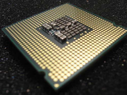 CPU Closeup | This is the bottom side of the Intel Core 2 Qu… | Flickr
