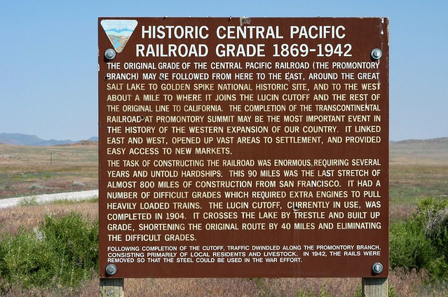 History of the long-abandoned Central Pacific Railroad grade... 20050625_5170