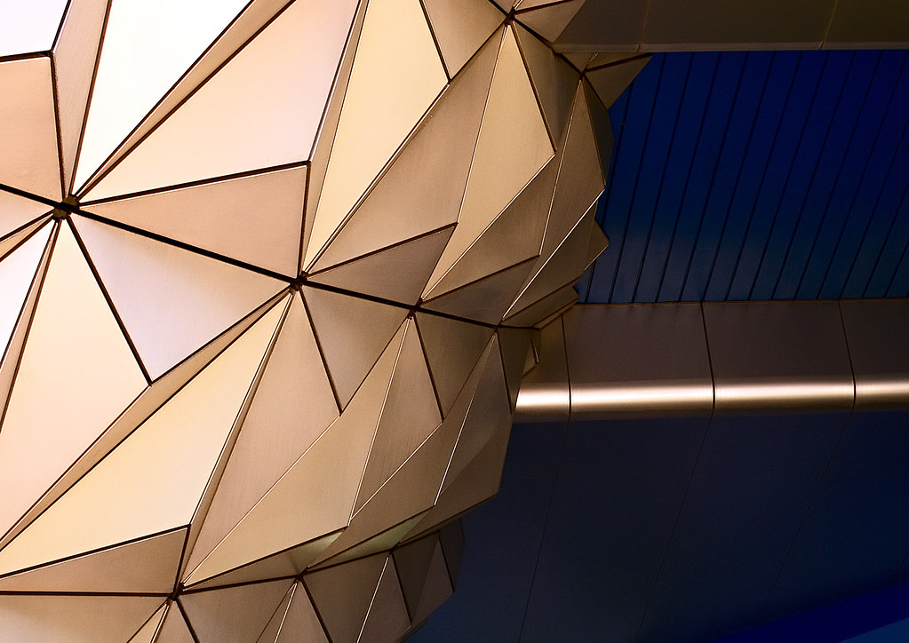Daily Disney - Spaceship Earth Abstract by Express Monorail