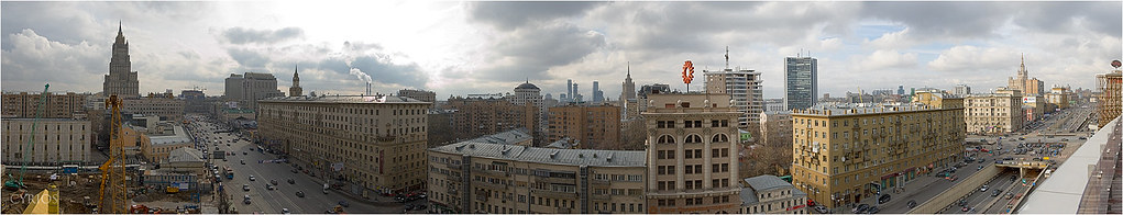Smolenski blvd in Moscow