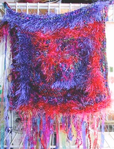 Knitted Wall Hanging | Inspired by the colors in a sunset, I… | Flickr