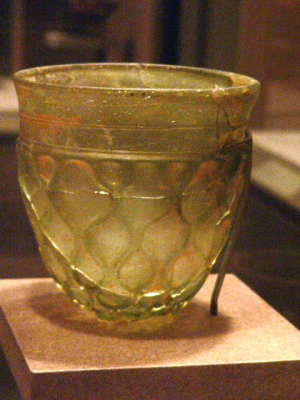Glass bowl Sasanian Period 6th to 7th century CE Persia