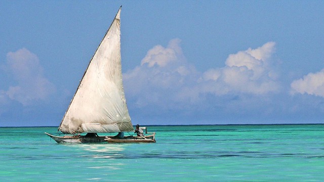 Fishing boat off Nungwi