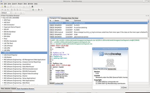 OpenTF-MonoDevelop-v1 | MonoDevelop Team Foundation Proof of… | Flickr