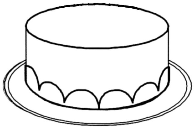 cake without candles | Coloring Sheets | Flickr