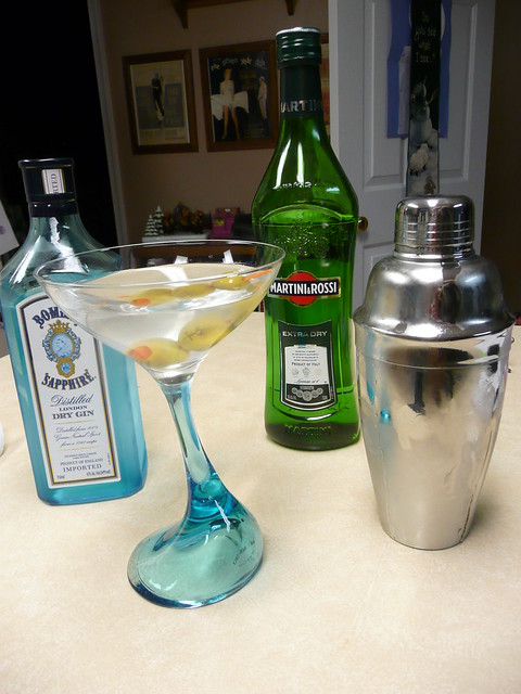 Bombay Sapphire Martini!