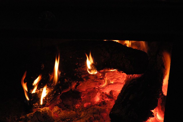 woodstove fire 12 22 07