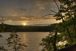 Sunset over Ravine Lake