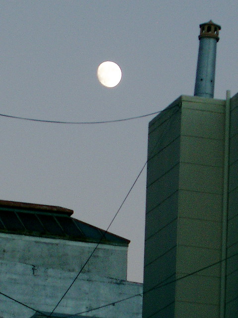 Moon Sharing the Sky with Others