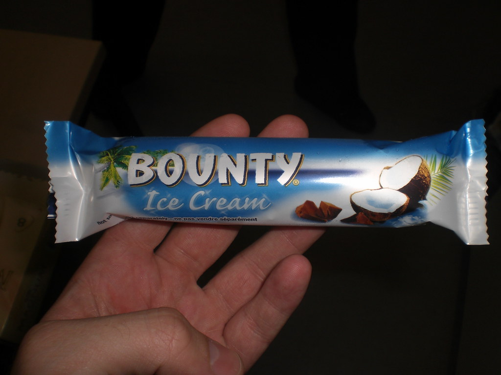 Bounty Ice Cream Bar | Two of them in every wrapper just lik… | Flickr