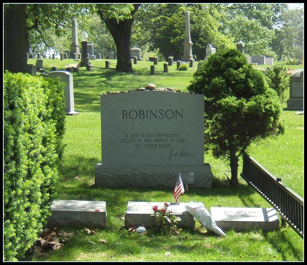 Jackie Robinson, Civil Rights Pioneer (note the epitaph an…