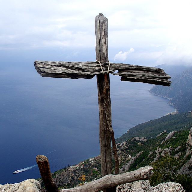 Wooden Cross, Mt Athos 2007