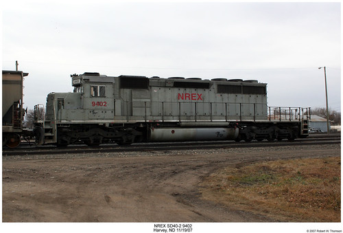 NREX SD40-2 9402 | NREX SD40-2 9402 was built as Cotton Belt… | Flickr