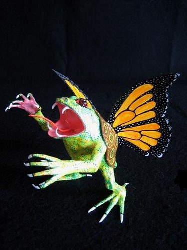 Miniature Paper Mache Alebrije | by mexfolkarts