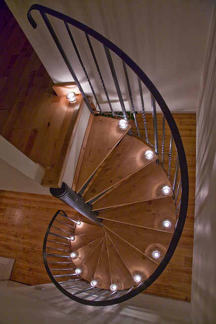 Spiral Staircase with Candles