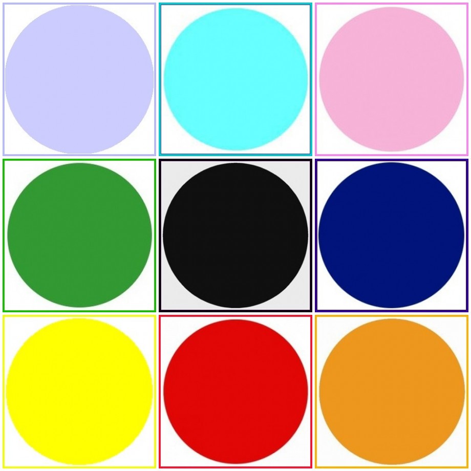 Color Circles | 1. Purple Circle, 2. Aqua Circle, 3. Pink Ci… | Flickr