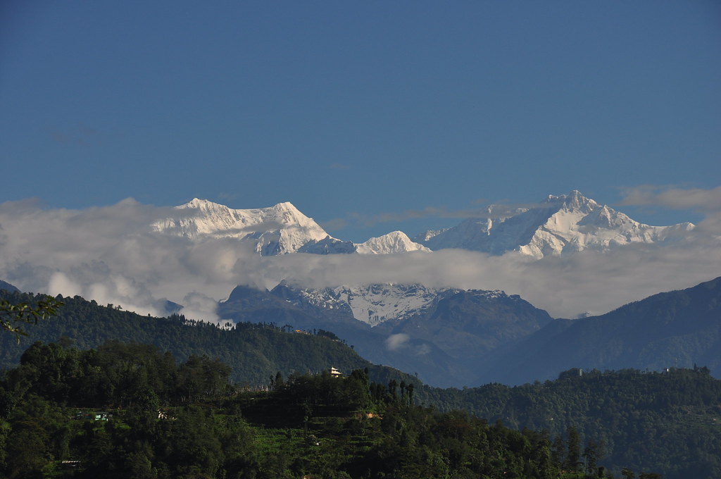 Mount Kanchenjunga from Tadong - Rinchenpong