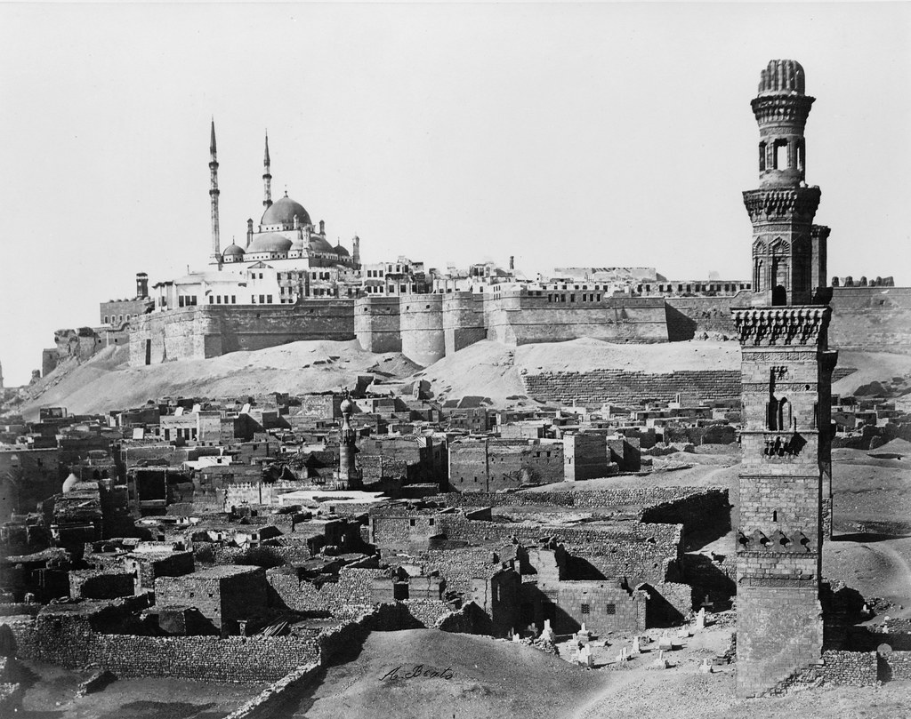 No Known Restrictions: 'Cairo: Citadel and tombs' by Antonio Beato, between 1870-1890 (LOC)