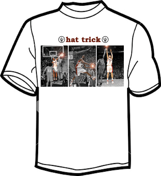 Raptors t-shirt contest - hat trick