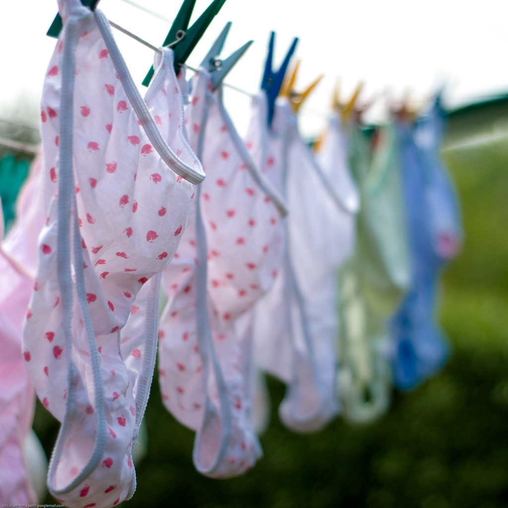 panties, dof, underwear, bokeh, slip, clothesline, undies, peg, wäsche, sch...
