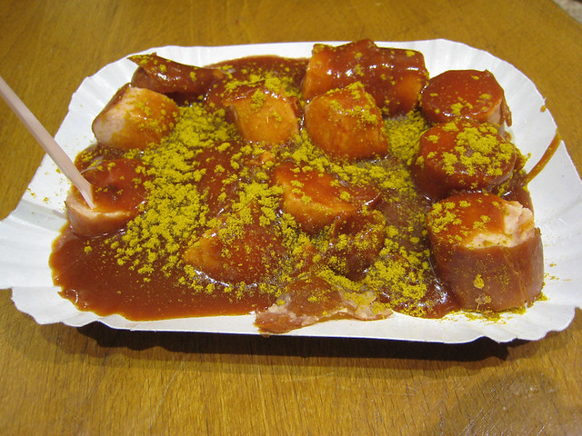 Currywurst. A Berlin speciality.