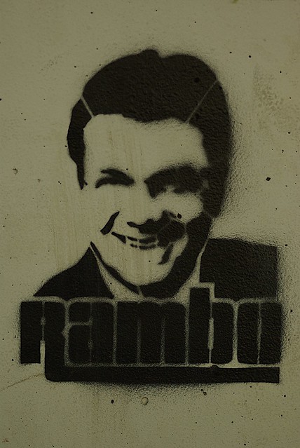 Rambo / Stencil Art, Graz 2008