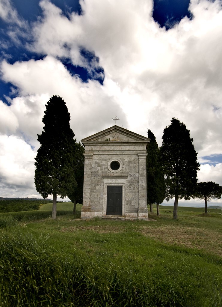 Vitaleta chapel #4 - Cappella di Vitaleta Tuscan by fabio c. favaloro