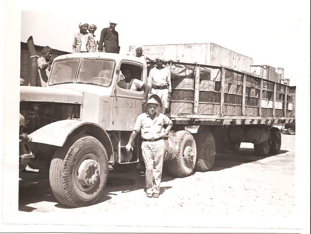 Bechtel construction employee's in Kuwait; about 1950.