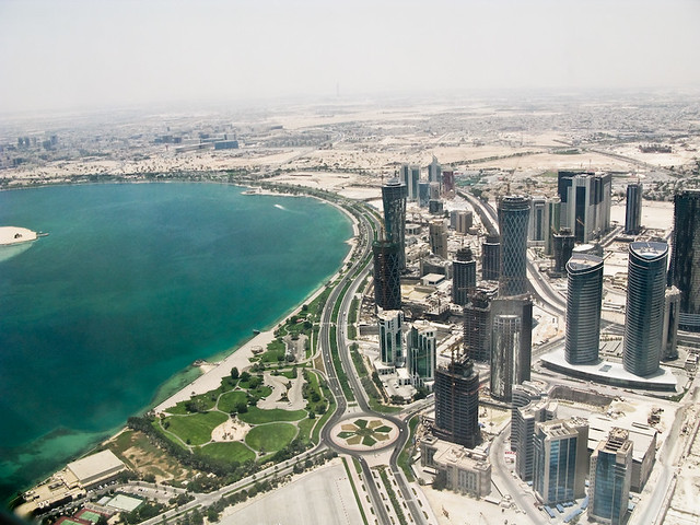 Qatar from sky