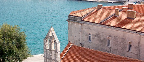 View of Adriatic from Cathedral Belltower