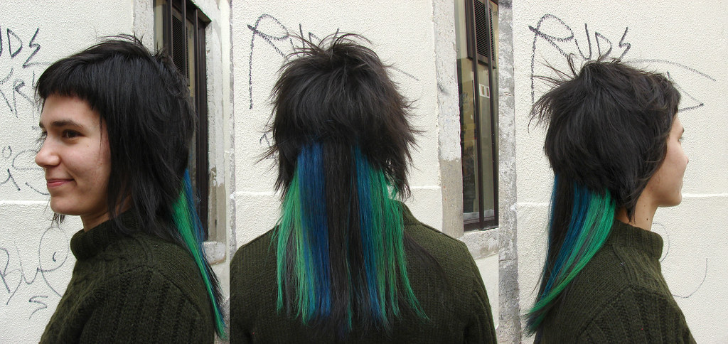 Blue Green Hair Dye for Short Hair - wide 6