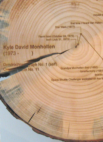 Kyle Monhollen "Dendrochronograph No. 1 (Self)"