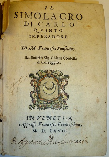 Ownership inscription: Agostino Burlamaur | by Provenance Online Project