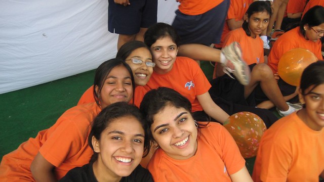 Golden jubilee sports day- the happy girls from the hoopoes house