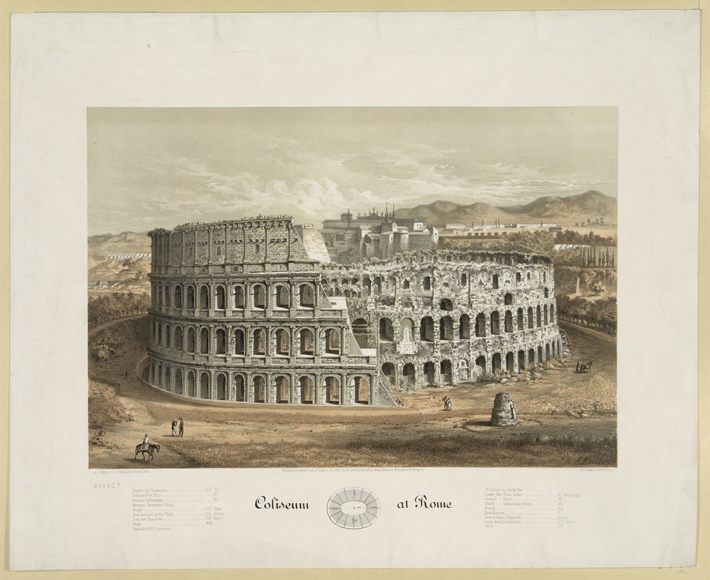 No Known Restrictions: Roman Colliseum by G. Klucken ; Armstrong and Co., lith., ca. 1872 (LOC)