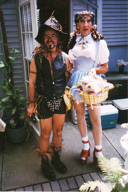Leather ScareCrow and Drag Dorothy in OZ.