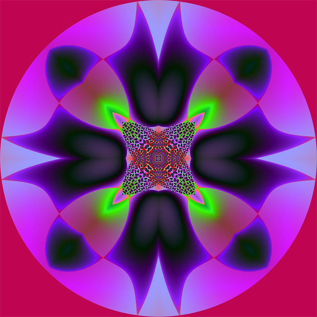 kaleidoscopic fractal 32