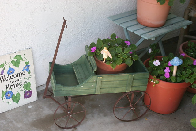 My Little Green Amish Wagon
