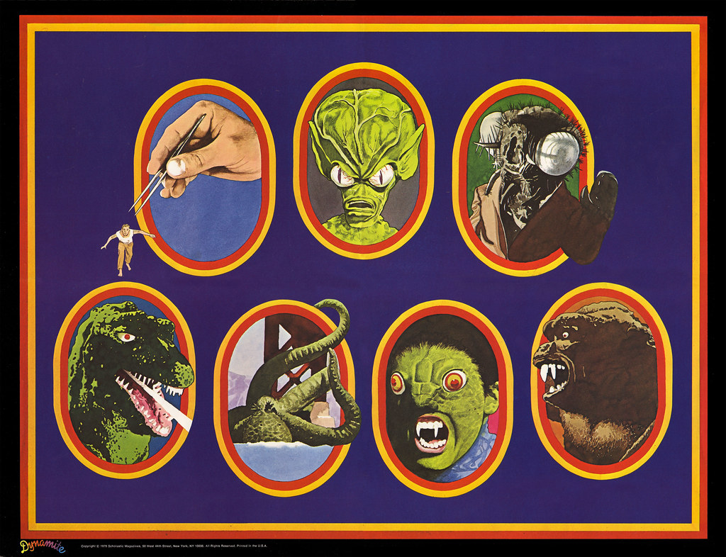 Dynamite Magazine Monster Poster 1976 Here S One Of My F Flickr